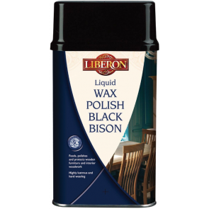 Liberon Black Bison Liquid Wax 500ml Dark Oak