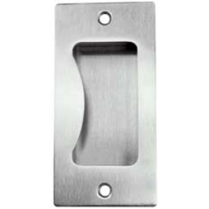 Flush Pull St Steel  100x50mm SSS