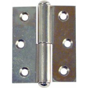 Straight furniture hinge, 50 mm barrel length