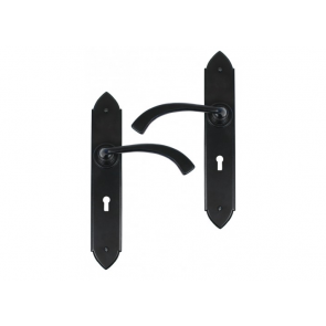 Gothic Curved Handle Set - Black