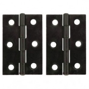 Steel Butt Hinges (pair) - Beeswax