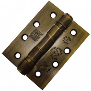 4" Double Ball Bearing Butt Hinge (pair) - Florentine Bronze