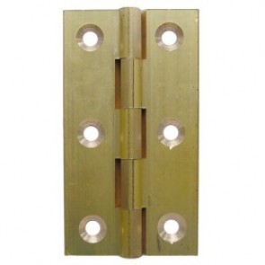 Top Quality Solid Drawn Brass Butt Hinges (pair) - Self Coloured