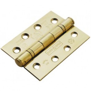 Ball Bearing SS Butt Hinges (pair) - PVD Brass