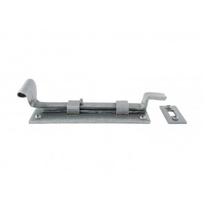 6'' Cranked Door Bolt - Pewter 