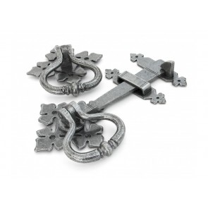 Shakespeare Latch Set - Pewter 