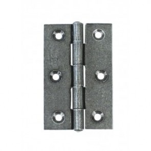 Steel Butt Hinges (pair) - Pewter Patina