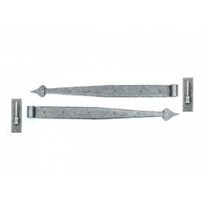 Pewter 24'' Hook & Band Hinge (pair)