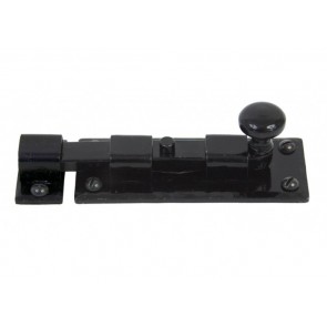 Straight Knob Bolt - Black - Various Sizes