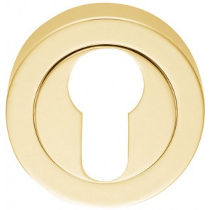 Euro Escutcheon (Concealed Fix) - Polished Brass