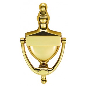 Victorian Urn Door Knocker Polished Brass