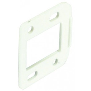 Spacer Plate White Plastic 2mm