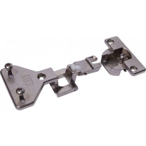 Regula 240º centre hinge with exposed axle, screw fixing