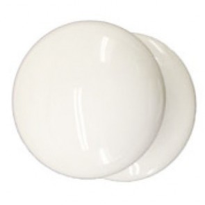 Porcelain Cupboard Knob - White