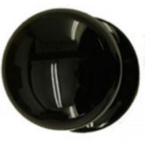 Porcelain Cupboard Knob - Black