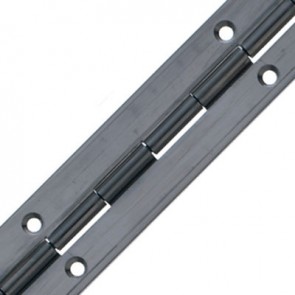 Continuous hinge, 39/51 mm open width, stainless steel