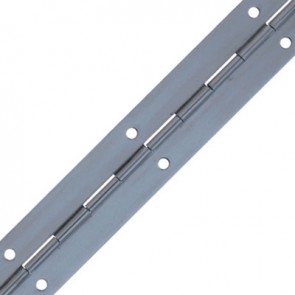 Continuous hinge, 25-38 mm open width, aluminium