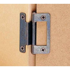 Cranked Flush Hinge Zp 50mm