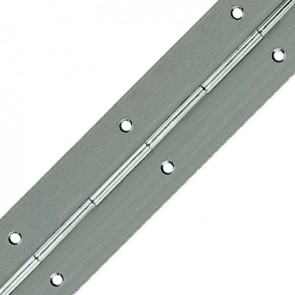 Steel Piano Hinge 40mm x 710mm - Nickel Plated