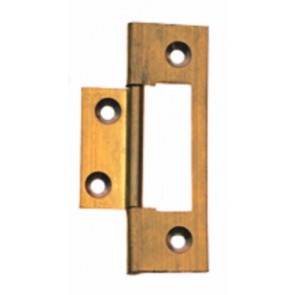 Flush Hinge Solid Brass 64x19