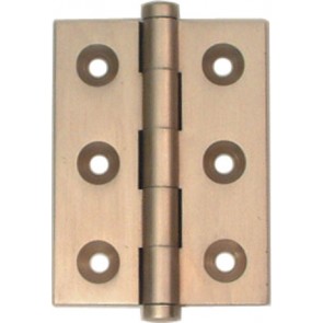 Button finial butt hinge, 50 x 38 mm