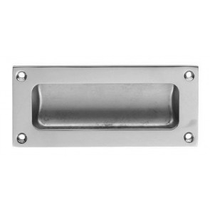 Flush Pull - Polished Chrome - Various Sizes