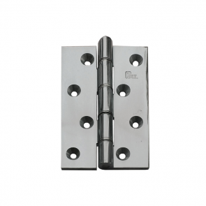 4" DSSW Butt Hinges (pair) - Polished Chrome