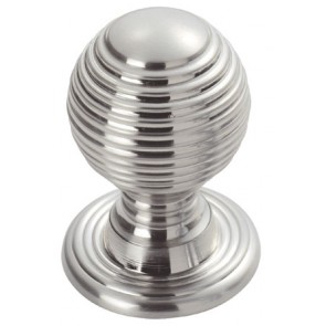 Queen Anne Cupboard Knob - Polished Chrome