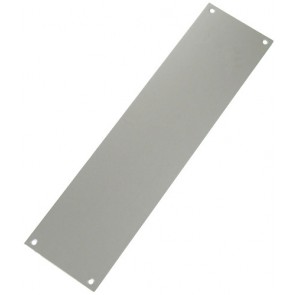 Finger Plate, 300 x 75 x 1.2mm - Satin Anodised Aluminium 
