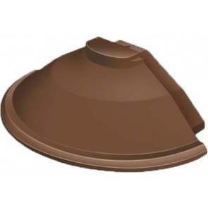 Exitex - Cresfinex Mk2 175mm Radius End Cap - Brown