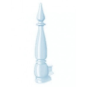 Exitex Fleur De Lys MK2/MK4 Aluminium Finial 350mm - Mill