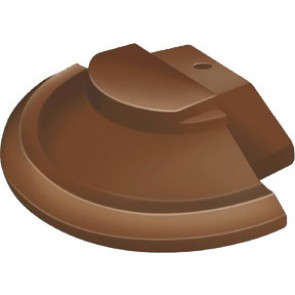 Exitex - Cresfinex Mk2 100mm Radius End Cap - Brown