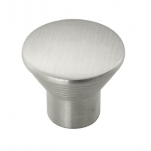 Aztec Ringed Knob - Satin Nickel