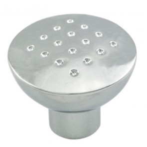 Dimple Effect Knob 33mm - Polished Chrome