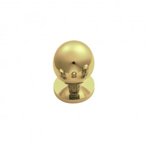 Ball Knob 25mm - Polished Brass