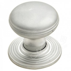 Delamain Ringed Knob - Satin Chrome