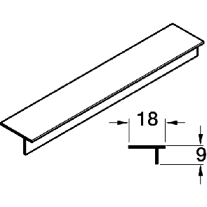 Bottom Track/top Channl Alu 2m