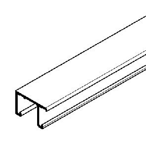 Double Upper Track Alu 3m