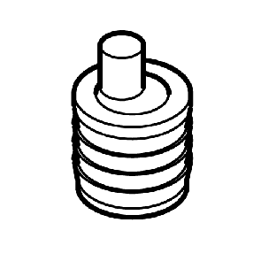 Spare Bottom Guide Nickel Plated