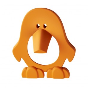 Carlisle - Cebi Joy Penguin Knob - Orange