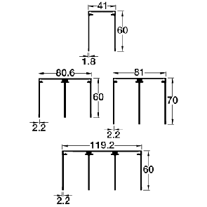 Aluflex 80 top channels