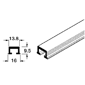 HAWA-Miniroll 25 reversible track/channel profile