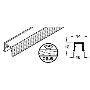 EKU bottom guide rail/top guide channel