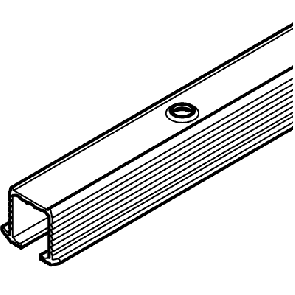 EKU Clipo 16SH Mixfront top track, screw fixing