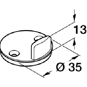 Single Guide Plastic Brown