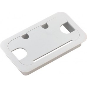 Rectangular cable outlets, 55 x 105 mm