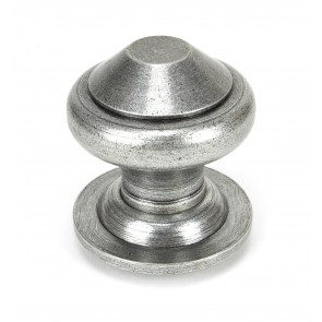 Regency Centre Door Knob - Pewter