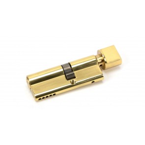 Lacquered Brass 35T/45 5pin Euro Cylinder/Thumbturn