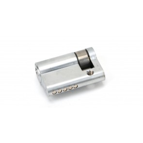 Satin Chrome 35/10 5pin Single Cylinder