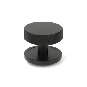 Brompton Centre Door Knob (Plain) - Aged Bronze